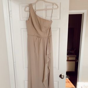 One shoulder Bridesmaid Dress
